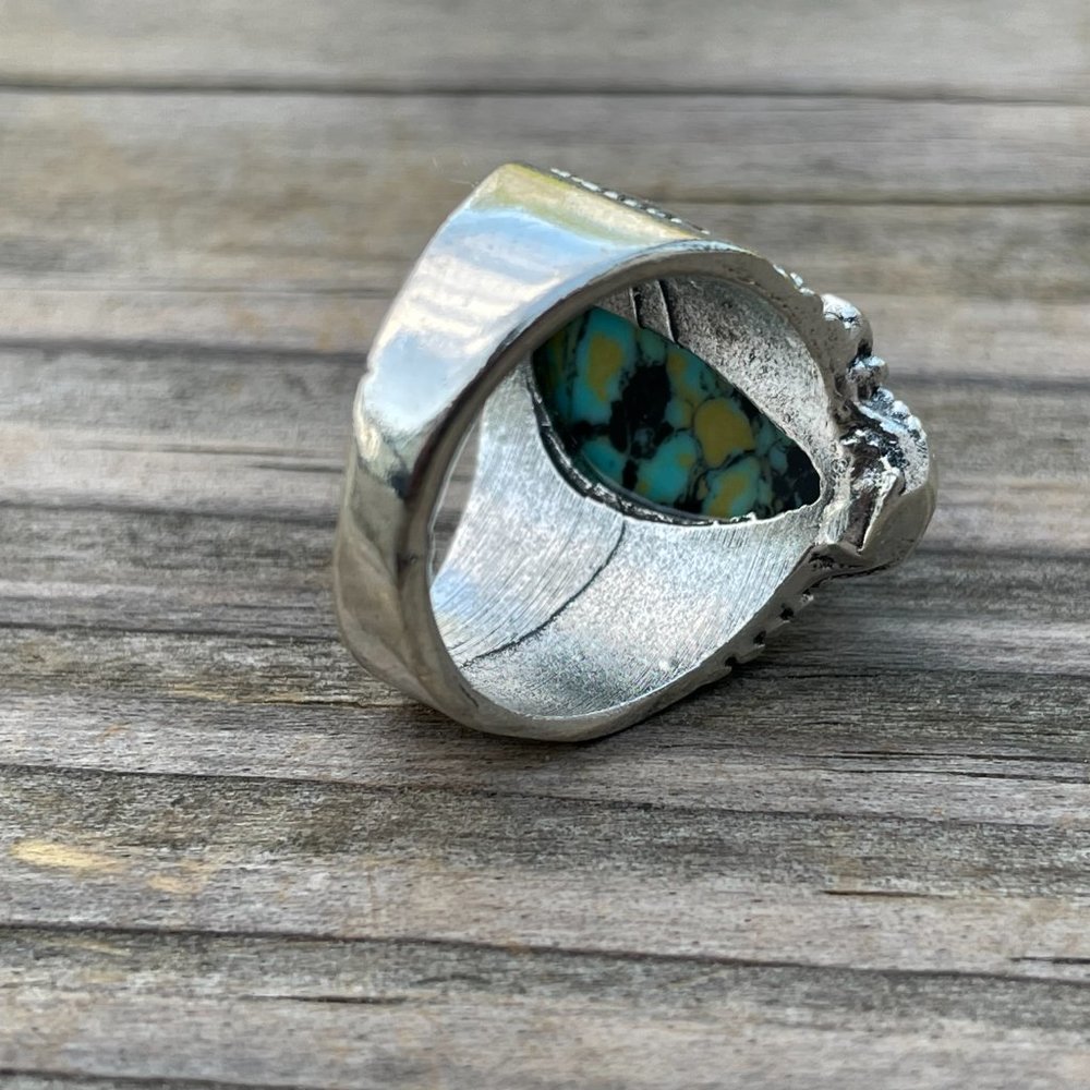 Ring Silver Tone Fashion Rings Jewelry Unisex Ring - Picture 9 of 11